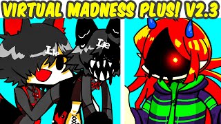 FNF VS Virtual Madness v23  Anime Roa FULL WEEK  Rhythm MODredesigned Friday Night Funkin [upl. by Harelda]