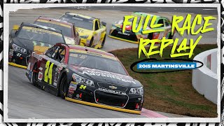 2015 Goodys Headache Relief Shot 500 from Martinsville Speedway  NASCAR Full Race Replay [upl. by Quennie]