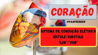 Coração Sistema de condução elétrica do coração Ciclo Cardíaco e Bulhas Cardíacas [upl. by Claudelle]