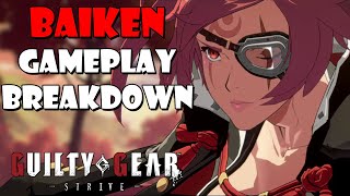 Baiken gameplay breakdown Moveset Mechanics amp more  Guilty Gear Strive [upl. by Bahr]