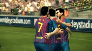 SUPERMATCH Prime Barcelona vs Real Madrid Nostalgia PES 2012 [upl. by Nueoras]