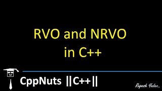 What Is RVO And NRVO  Copy Elision In C [upl. by Aikehs829]