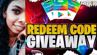 💥KERALA FREEFIRE GIRL REDEEM CODE GIVEAWAY FOR SUBSCRIBERS💥freefirelive redeemcode giveaway girl [upl. by Seidel]