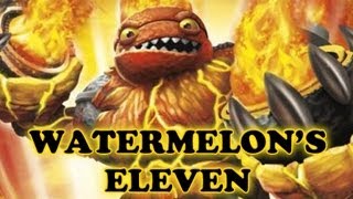 Skylanders Giants  Heroic Challenge  Watermelons Eleven  Hot Head Chllenge [upl. by Aivonas]