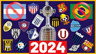 🚫 🇦🇷 🇧🇷 5 CANDIDATOS A GANAR LA LIBERTADORES 2024 sin argentinos ni brasileños [upl. by Juta]