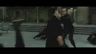 Matrix Reloaded Pile On Fight scene [upl. by Nawud]