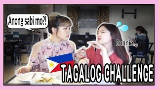 SPEAKING ONLY TAGALOG TO MY KOREAN SISTER FOR 24HRS  DASURI CHOI [upl. by Salter331]