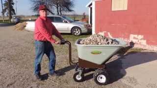 Electric Wheelbarrow Powered by Rechargeable Batteries  Demonstration [upl. by Airitak]