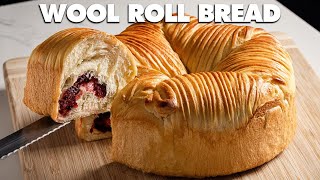 Wool Roll Bread Viral Recipe [upl. by Elson]