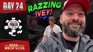 RAZZING IVEY DEEP in a 10k  Daniel Negreanu 2024 WSOP VLOG Day 24 [upl. by Eive800]