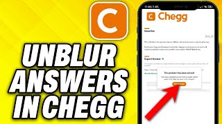 How To Unblur Answers in Chegg 2024 [upl. by Nathanson]