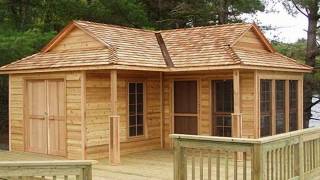 A Small Inexpensive Wood Cabin Kit that You Can Assemble Yourself for 23 to 29000 [upl. by Eiramit]