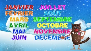 Foufou  Les mois de lannée pour les enfants Learn The months of the year for kids 4k [upl. by Tyler919]