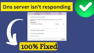 How To Fix Dns Server Not Responding Windows 10Easy Fix [upl. by Cornela]