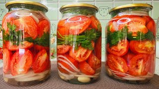 Tomato halves for the winter Real jam Slices WITHOUT Sterilization [upl. by Disario]