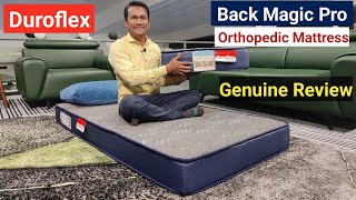 Duroflex Back Magic Pro Orthopedic Mattress Genuine Review 2023 [upl. by Assiron]