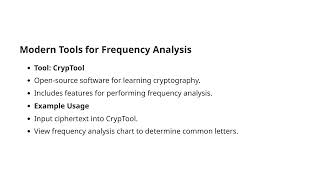 CISSP 374 Mastering Frequency Analysis Unveiling Cryptanalytic Methods [upl. by Pfister]