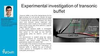 Experimental investigation of transonic buffet  Alessandro DAguanno [upl. by Spike]