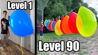 BALLOON POPPING from Level 1 to Level 100 [upl. by Shelman]