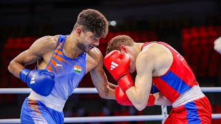 Nishant Dev IND vs Vasile Cebotari MDA World Olympic Qualifiers 2024 QFs 71kg [upl. by Carolyn]