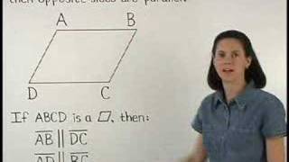 Definition of a Parallelogram  MathHelpcom  Geometry Help [upl. by Tabby137]