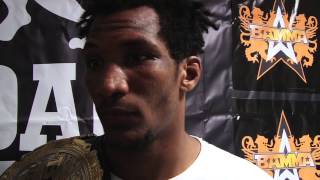 BAMMA 13 Mansour Barnaoui post fight interview [upl. by Toole]