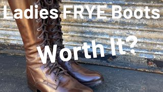 Ladies FRYE Boots Get a Resole  Are They Worth the Money [upl. by Nahpets]