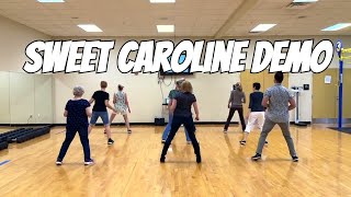 Sweet Caroline LINE DANCE DEMO [upl. by Hooge]