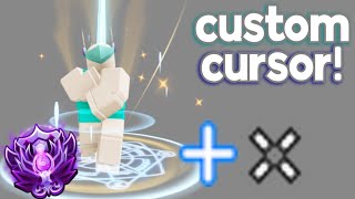 How To Get A CUSTOM CURSOR Roblox BedWars [upl. by Ettena988]