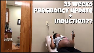 35 Weeks Pregnancy Update Vlog Doctors Appointment Birthing PlanInduction Placenta Encapsulation [upl. by Ehling]