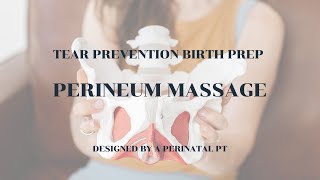 Tearing Video 4  Perineum Massage [upl. by Medor]