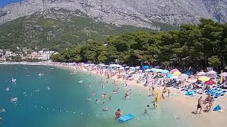 Baška Voda  Borik plaža Nikolina  1882019 [upl. by Hoagland]