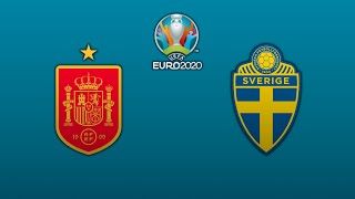 eFootball PES 2021  UEFA Euro 2020  Group E  SpainSweden [upl. by Wexler]