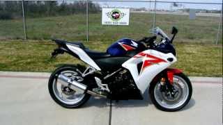 Review 2012 Honda CBR250R Red White and Red Blue [upl. by Eldred]