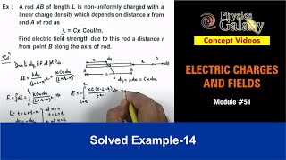 Class 12 Physics  Electrostatics  51 Solved Example14 on Electrostatics  JEE amp NEET [upl. by Boaten]