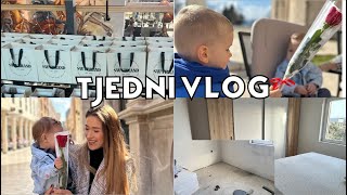 TJEDNI VLOG Event u Zagreburenovacija spavace sobeDan Žena 🌹 [upl. by Ihtac]