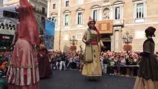 Els Gegants del Pi Mercè14 gegants [upl. by Lama]