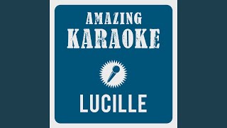 Lucille Karaoke Version Originally Performed By Tom Astor [upl. by Ursal]