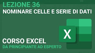 Nominare Celle e Serie di celle  EXCEL TUTORIAL ITALIANO 36 [upl. by Attenreb]