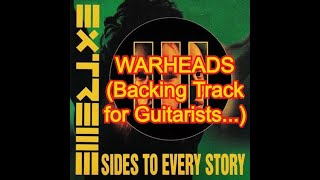 EXTREME  WARHEADS Backing Track for Guitarists Nuno Bettencourt [upl. by Akli]