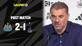 Ange Postecoglou INSISTS Tottenham CONTROLLED The Game Despite 21 LOSS To Newcastle 🎙️⚪ [upl. by Brezin]