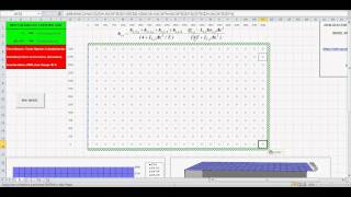 SPREADSHEET FOR 2D AQUIFER MODEL STEADY SEMICONFINED CONDITIONS [upl. by Admana]