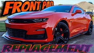 How to Replace the Front Camaro SS Brake Pads [upl. by Benny]