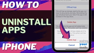 iOS 17 How to Uninstall Apps on iPhone [upl. by Mloclam]