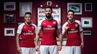 New Arsenal 20172018 Kit Review 💥AFTV Young Gunz💥 [upl. by Joab]