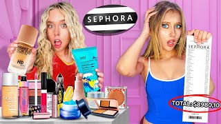 SURPRISING MY BEST FRIEND WITH A SEPHORA SHOPPING SPREE No Budget [upl. by Grania]