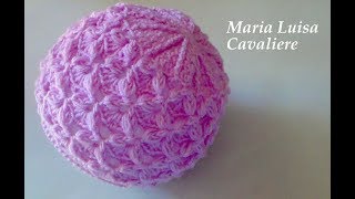 Cappello punto fiocchetti alluncinetto tutorial [upl. by Yerrok]