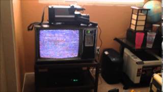 footage from my 4 vintage VHS camcorders Using vintage Zenith TV [upl. by Pollux580]