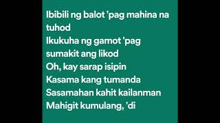 Daniel Padilla  Kasama Kang Tumanda Lyrics [upl. by Hendrix]