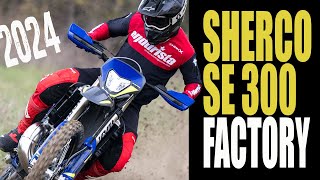 TEST SHERCO ENDURO 300 FACTORY 2024 [upl. by Natehc]